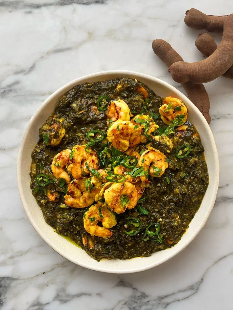 Shrimp Saag